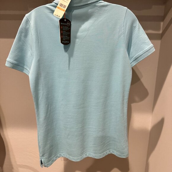 Tommy Bahama Light Blue Short Sleeve Polo S/P - Picture 4 of 5